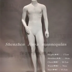 供应服装店模特道具 无头男模特 金娅模特 白色***模特