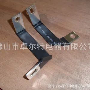 供应订做铜排套管软连接 汽车导电软铜带伸缩节 电力设备配件