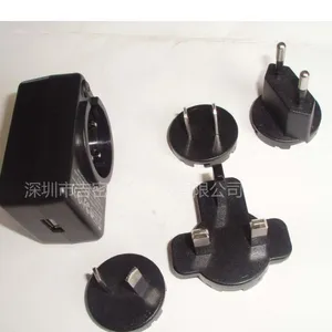 供应可换插头式5V电源适配器-USB接口