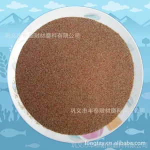 供应我厂长期生产优质天然石榴石 石榴石磨料 质量有***