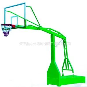 天津恒之星仿液压移动式篮球架免费送货安装