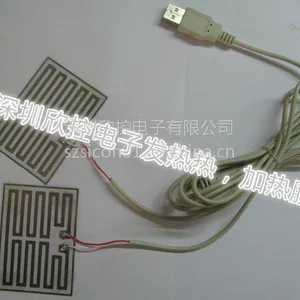 厂家直销12V带USB发热片,电加热膜