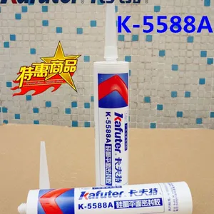 供应卡夫特K5588A硅酮平面密封胶 RTV硅橡胶 红胶 耐高温300ml