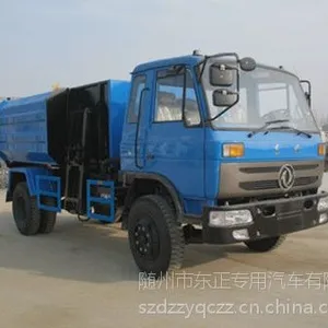 供应平头145东风挂桶式垃圾车,8吨10吨挂桶垃圾车厂家报价格