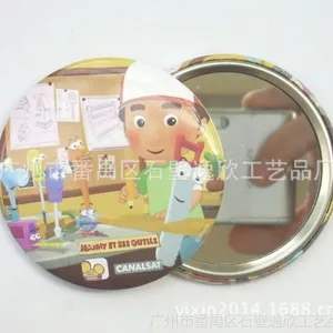供应圆形马口铁镜子 礼品镜子 纸镜子 个性玻璃镜子 方便随身携带