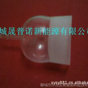 厂家供应优质耐高温耐腐蚀高性能化工用规格齐全石英玻璃冒头钟罩