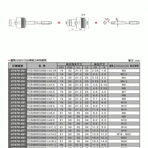 米其林扭力丝攻筒夹 ***丝攻夹头 快速丝攻夹头