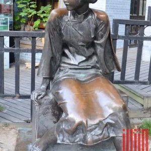供应刘胡兰雕像,人物铜雕,女性主题雕塑
