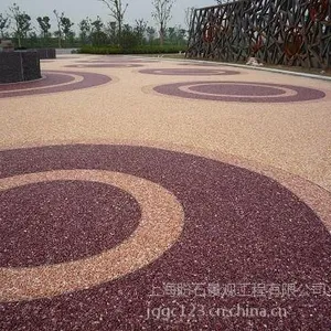 供应大型广场透水路面/***小区道路透水地坪/***别墅花园透水路面（PS056）