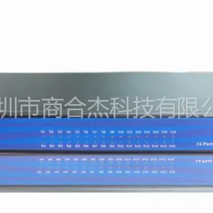 供应易睿信16口机架式双网串口服务器E-6016D