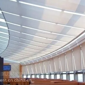 供应智能电动窗帘 凯力特直销FSS卷轴式天棚帘 高品质天棚帘