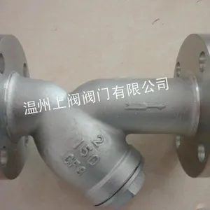 供应不锈钢Y型过滤器 Y型不锈钢过滤器 GL41W-16P