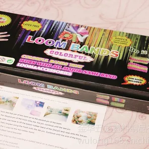 厂家批发彩虹织机Loombands 600 橡皮筋套装 黑盒套装