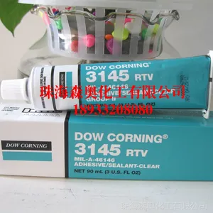 供应正品道康宁3145RTV密封胶,透明半流动 ,耐高温,符合UL MIL标准
