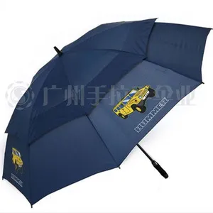 34寸*8k全纤维手开双层伞骨 PG布 双层高尔夫雨伞