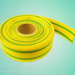 西安西卡姆黄绿双色 热缩管 收缩套管 环保绝缘阻燃 热缩套管 1mm-100mm