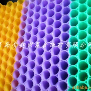 供应 装活性碳粉层--塑料蜂窝板骨架PP12,防潮抗腐易粘合