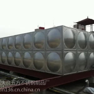 厂房不锈钢消防水箱 楼面消防水箱 现场安装随意组装 不受场地限制