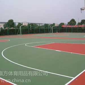 供应长沙无溶剂环保型硅PU球场材料