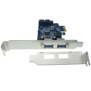 供应USB3.0扩展卡 PCI-e转USB3.0转接卡 PCIe转19Pin usb3.0转接卡