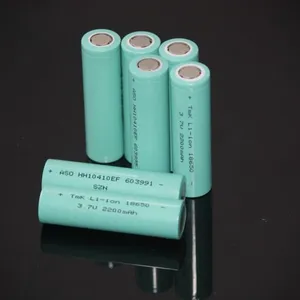 供应国产18650锂电池/锂充电电池2200mah/***分容配对电池