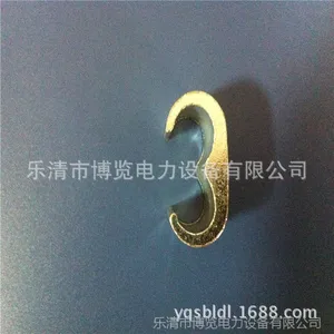 厂家直销铁路金具接地线夹 紫铜端子 新C型线夹70-70 3字型线夹