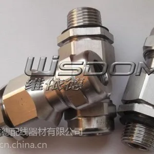 不锈钢铠装电缆防填料函 不锈钢铠装电缆防水接头PPG25