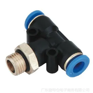 SNS神驰气动元件 SPB-G系列-螺纹正三通接头 SPB4-G01 快速接头