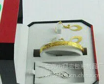 供应珠宝盒泡绵/戒指海绵盒/首饰绒布盒包装
