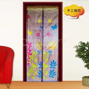 供应手工缝纫磁性软纱门帘