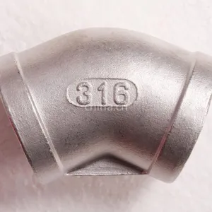 供应不锈钢管件弯头45度
