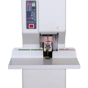 供应银佳YJ-50W型全自动胶管装订机 票据凭证打孔机