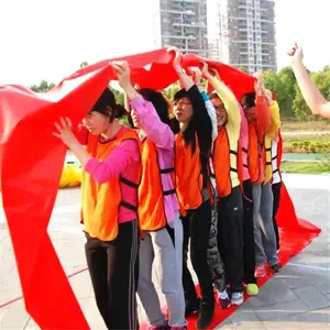 新型布制财源滚滚趣味游戏,学生运动会户外拓展项目轨道列车