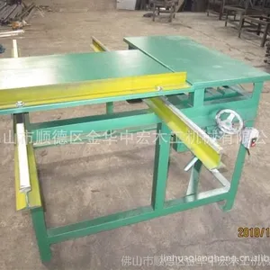 供应实木家具木工机械 1.5米简易角铁推台锯 开料锯,断料锯
