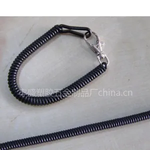 供应塑料弹簧手机绳,防盗手机绳,失手绳,拉伸绳