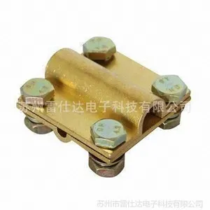 供应接地连接金具--线体十字交叉,T型或直通连接