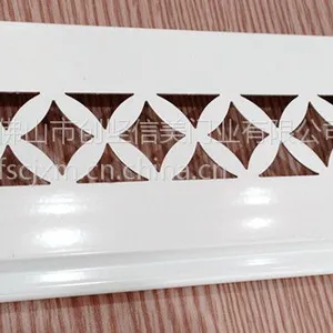 新款冲孔卷帘门片 创坚信美订做直销铝合金门 通花闸 不锈钢卷帘