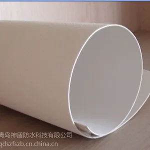 PVC光面 带布 加筋防水卷材 聚氯乙烯防水卷材