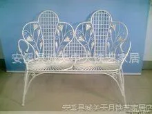 铁艺家居 精美双人座椅 户外座椅 休闲椅子 欧式田园风格