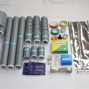 冷缩电缆附件厂家 湖北普乐供应10KV三芯户内冷缩型电缆接头 10KV三芯户内冷缩型终端头