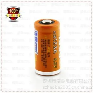 ��Ӧ�ֵ�ͲICR123A 3.6V 1000mA����ӳ����1000mAh (��װ)16340