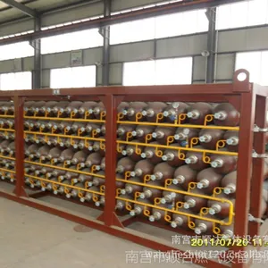 供应专业生产 CNG压缩瓶组 压缩CNG钢瓶框架 高压集装阁