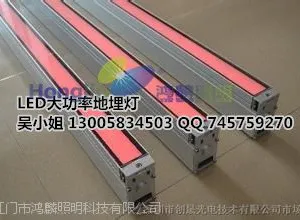 LED条形地埋灯/生产销售***磨砂玻璃大功率贴片地埋灯/夜景亮化地埋灯