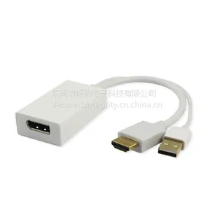 供应高清HDMI TO DisplayPort DP APPLE 显示器音视频转换器支持108OP