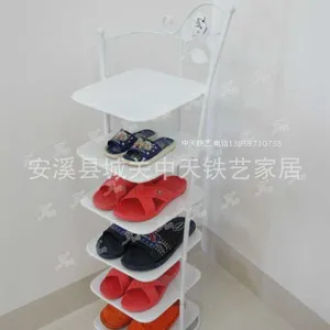 *** 铁艺置物架 阳台家居置物架 6层铁艺鞋架 多层置物架