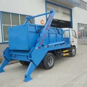 供应4立方摆臂式垃圾车价格说明,5立方摆臂垃圾运输车厂家直销