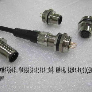 M12 3芯防水连接器 M12高温线缆 正成