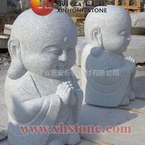 供应石雕刻小沙弥