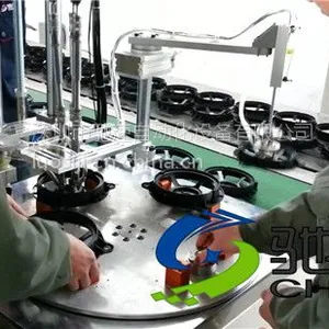 供应喇叭生产流水线采用自动化拧螺丝设备