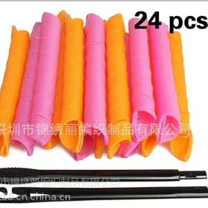 供应美容工具新款TV彩色卷发器发卷蜗牛卷魔发卷杠
